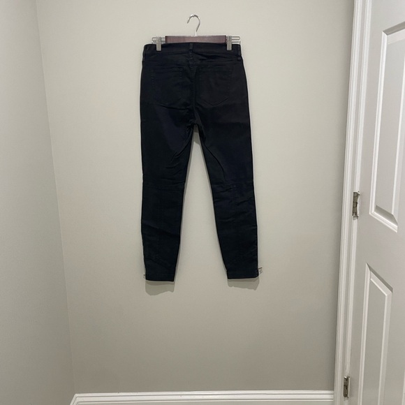 J. Crew Women’s Black Moto Ankle Zipper slim Jeans size 27 - Picture 13 of 13